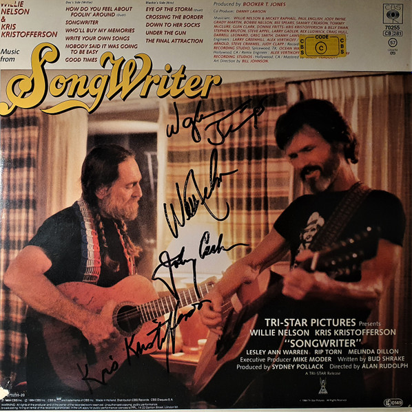 Willie Nelson & Kris Kristofferson - Music From Songwriter | CBS (CBS 70255) - 2 Willie Nelson & Kris Kristofferson - Music From Songwriter | CBS (CBS 70255) - 2
