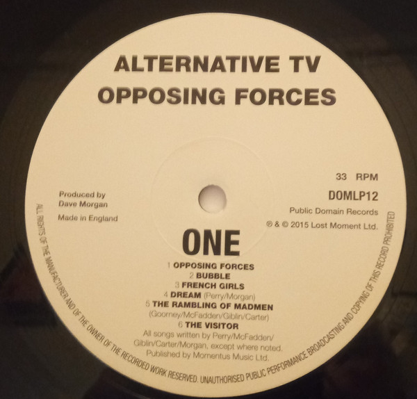Alternative TV - Opposing Forces LP | Public Domain Records (DOMLP12) - 3 Alternative TV - Opposing Forces LP | Public Domain Records (DOMLP12) - 3