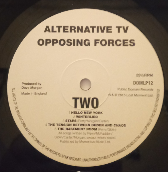 Alternative TV - Opposing Forces LP | Public Domain Records (DOMLP12) - 4 Alternative TV - Opposing Forces LP | Public Domain Records (DOMLP12) - 4