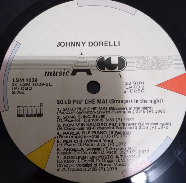 Johnny Dorelli - Solo Più Che Mai | CGD (LSM 1039) - 4