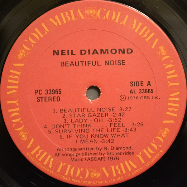 Neil Diamond - Beautiful Noise | Columbia (PC 33965) - 4 Neil Diamond - Beautiful Noise | Columbia (PC 33965) - 4