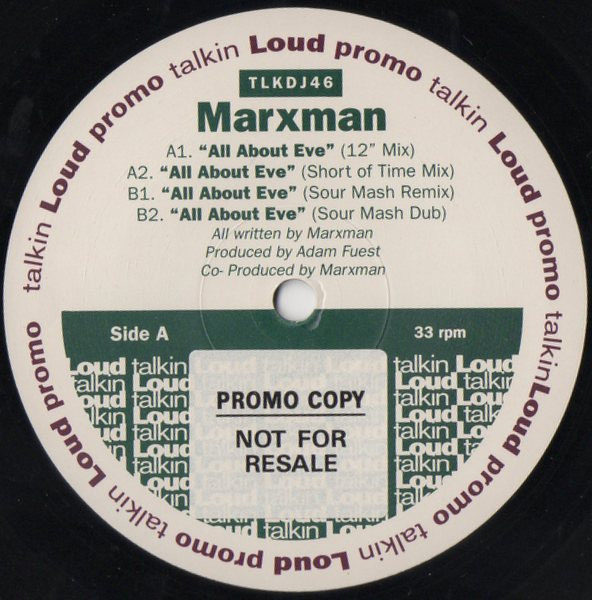 Marxman - All About Eve | Talkin' Loud (TLKDJ46) - 3