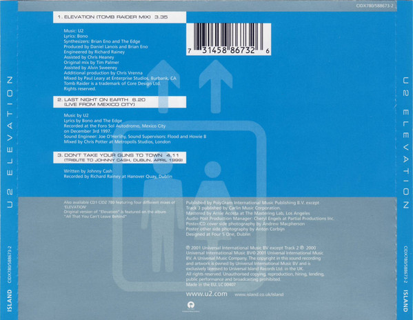 U2 - Elevation | Island Records (CIDX 780) - 2 U2 - Elevation | Island Records (CIDX 780) - 2