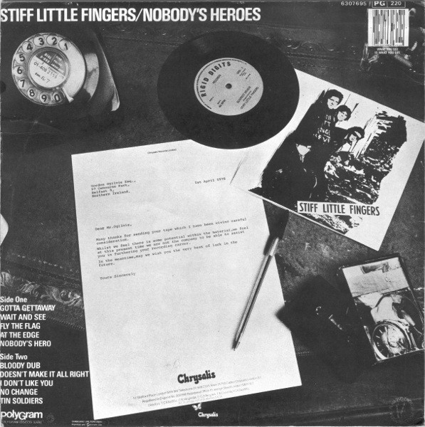 Stiff Little Fingers - Nobody's Heroes | Chrysalis (6307695) - 2