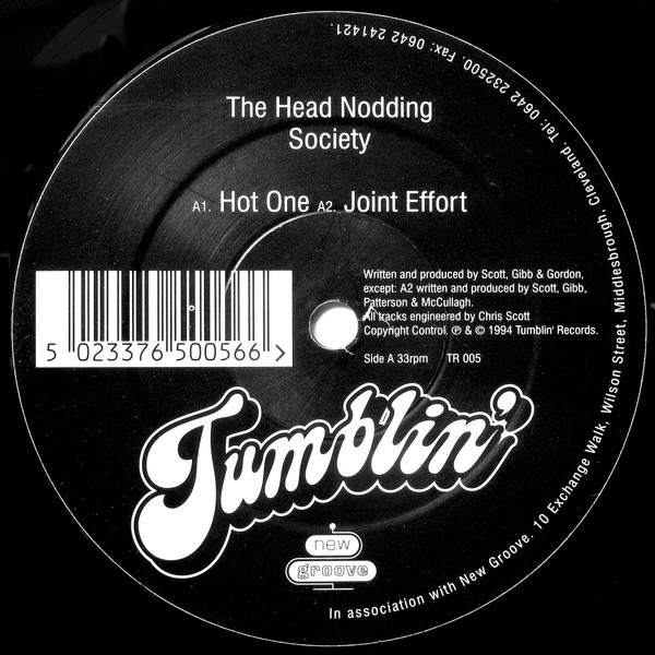 Head Nodding Society - Hot One / Joint Effort | Tumblin' Records (TR 005) - 2 Head Nodding Society - Hot One / Joint Effort | Tumblin' Records (TR 005) - 2