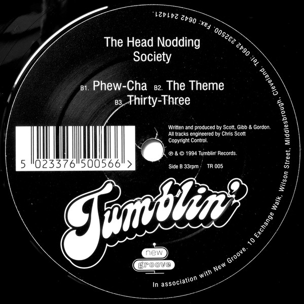 Head Nodding Society - Hot One / Joint Effort | Tumblin' Records (TR 005) - 3 Head Nodding Society - Hot One / Joint Effort | Tumblin' Records (TR 005) - 3