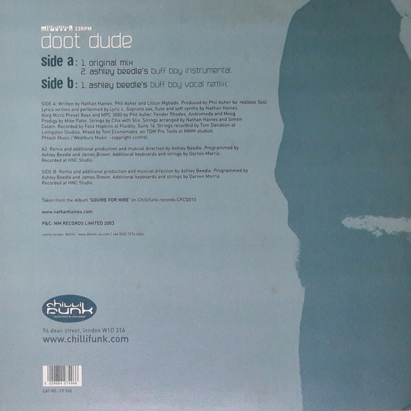 Nathan Haines Feat. Lyric L - Doot Dude | Chillifunk Records (CF 060) - 2