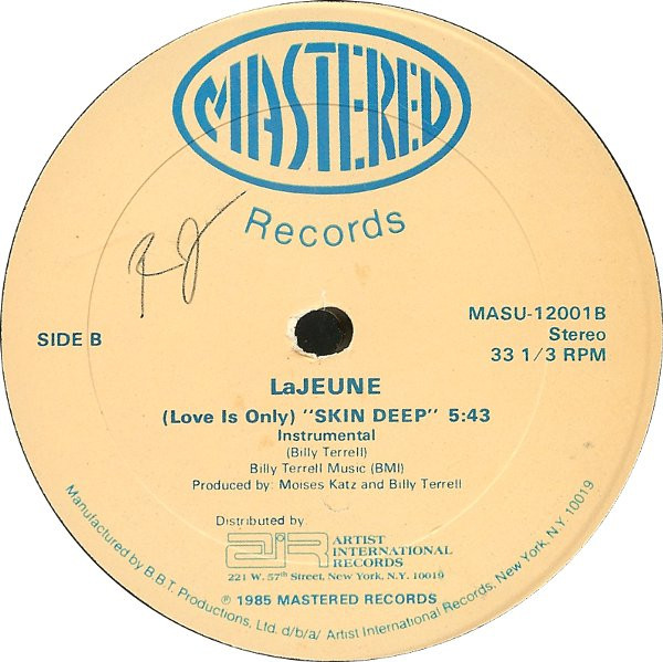 La Jeune - (Love Is Only) Skin Deep | Mastered Records (MASU-12001) - 2 La Jeune - (Love Is Only) Skin Deep | Mastered Records (MASU-12001) - 2
