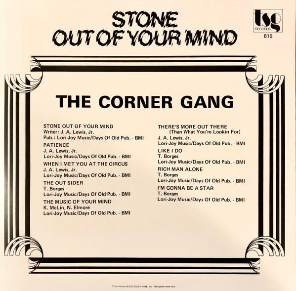 The Corner Gang - Stone Out Of Your Mind | TSG Records (PLP-7796) - 4 The Corner Gang - Stone Out Of Your Mind | TSG Records (PLP-7796) - 4
