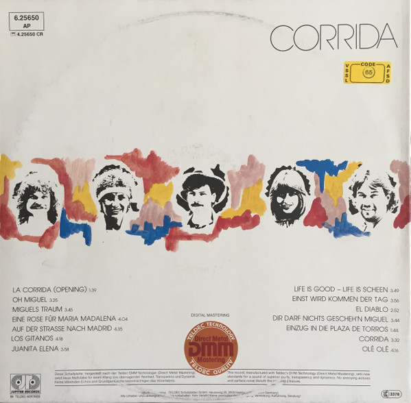 Dschinghis Khan - Corrida | Jupiter Records (6.25650 AP) - 2