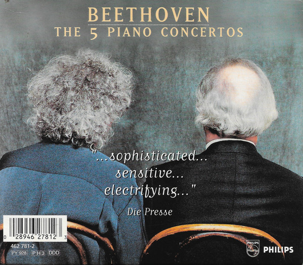 Ludwig van Beethoven , Alfred Brendel , Sir Simon Rattle , Wiener Philharmoniker - The 5 Piano Concertos | Philips (462 781-2) - 2