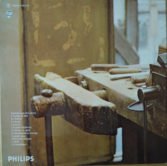 Georges Brassens - 9 - Supplique Pour Être Enterré À La Plage De Sète | Philips (6325 017) - 2 Georges Brassens - 9 - Supplique Pour Être Enterré À La Plage De Sète | Philips (6325 017) - 2