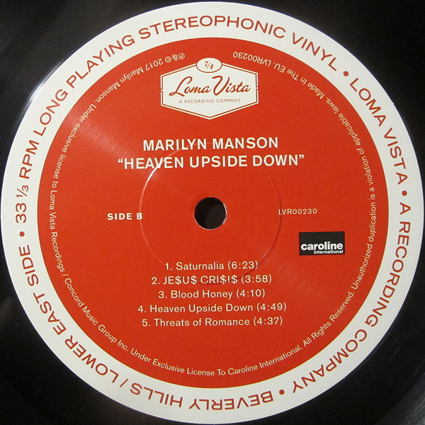 Marilyn Manson - Heaven Upside Down | Loma Vista (LVR00230) - 4