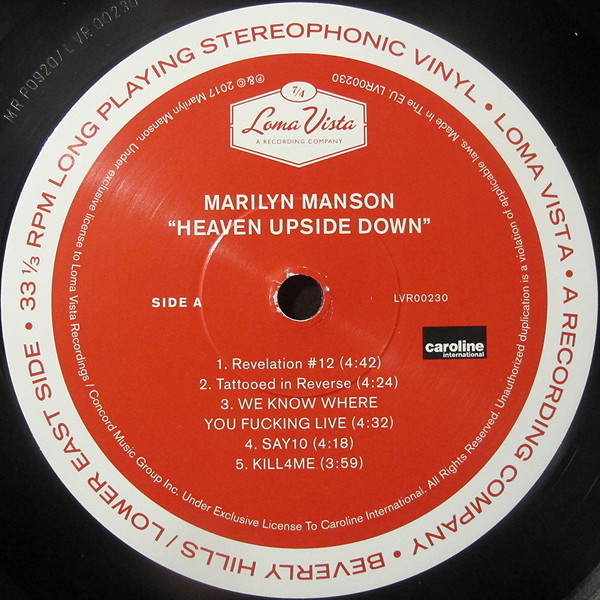 Marilyn Manson - Heaven Upside Down | Loma Vista (LVR00230) - 3