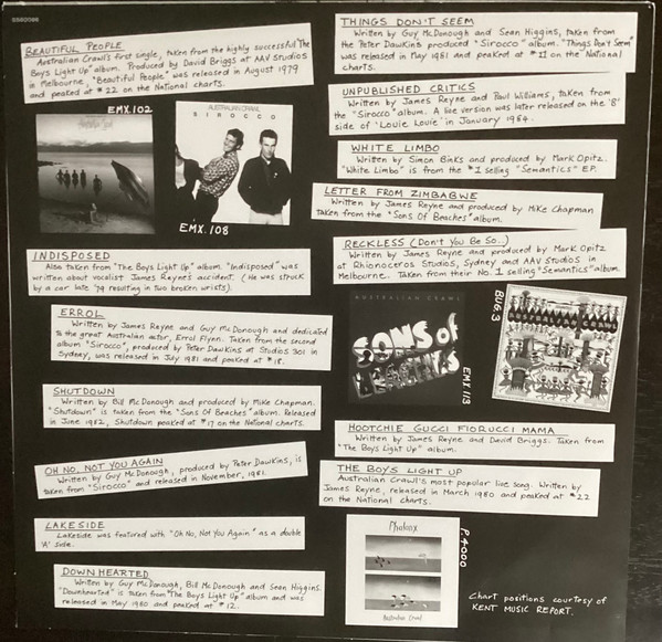 Australian Crawl - Crawl File - Their Greatest Hits | EMI (5560096) - 4