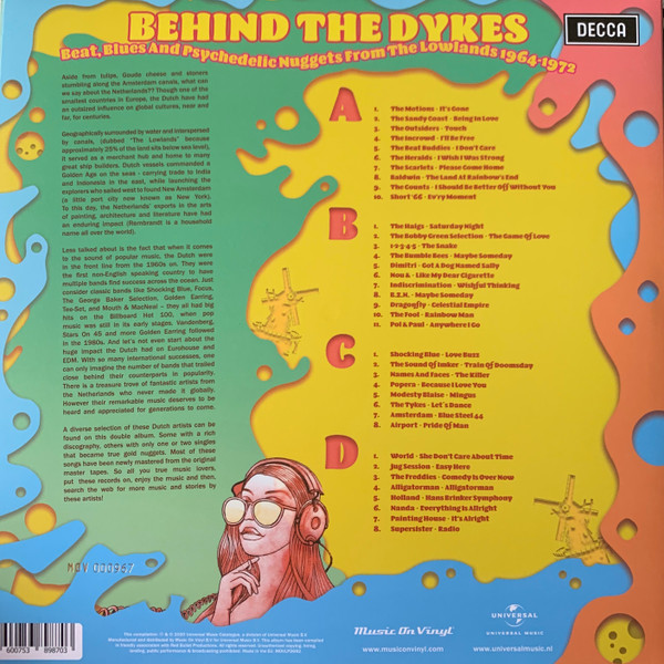 Various - Behind The Dykes (Beat, Blues And Psychedelic Nuggets From The Lowlands 1964-1972) | Music On Vinyl (MOVLP2692) - 4