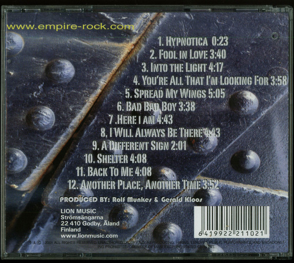 Empire - Hypnotica CD | Lion Music (LMC 2110 2) - 2 Empire - Hypnotica CD | Lion Music (LMC 2110 2) - 2