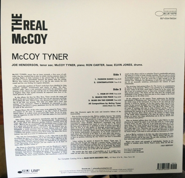 McCoy Tyner - The Real McCoy | Blue Note (BLP4264) - 2