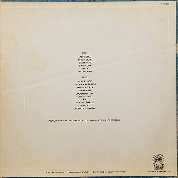 Richard Pryor - L.A. Jail | Tiger Lily Records (TL 14023) - 2