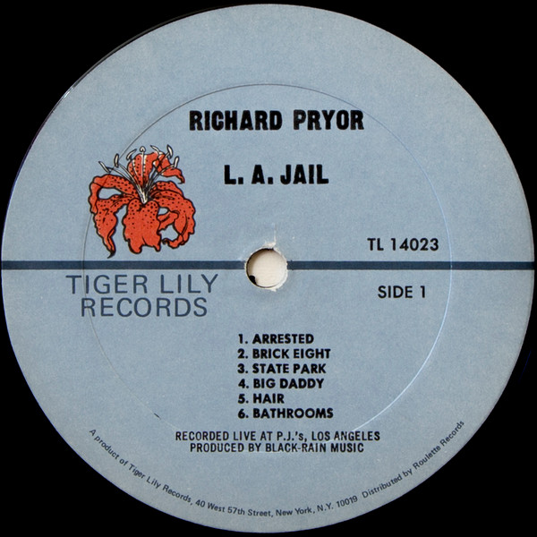 Richard Pryor - L.A. Jail | Tiger Lily Records (TL 14023) - 3