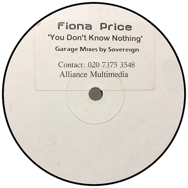 Fiona Prince - You Don't Know Nothing | Not On Label (none) - main Fiona Prince - You Don't Know Nothing | Not On Label (none) - main