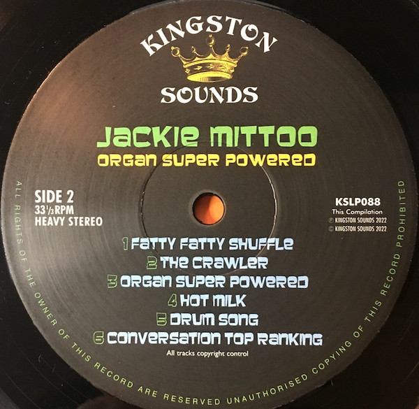 Jackie Mittoo - Organ Super Powered | Kingston Sounds (KSLP088) - 4