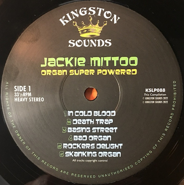 Jackie Mittoo - Organ Super Powered | Kingston Sounds (KSLP088) - 3