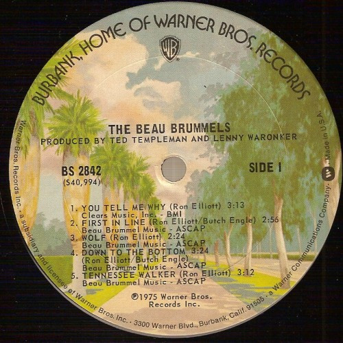 The Beau Brummels - The Beau Brummels | Warner Bros. Records (BS 2842) - 3 The Beau Brummels - The Beau Brummels | Warner Bros. Records (BS 2842) - 3
