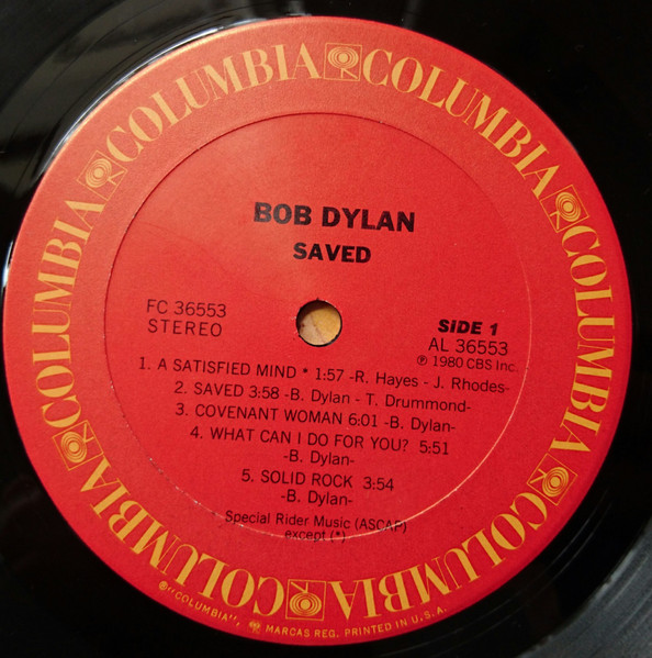 Bob Dylan - Saved | Columbia (FC 36553) - 4