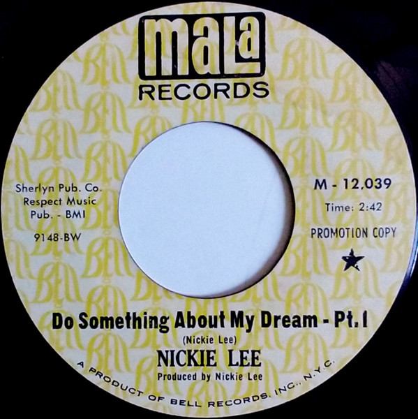 Nickie Lee - Do Something About My Dream | Mala (M-12,039) - main Nickie Lee - Do Something About My Dream | Mala (M-12,039) - main