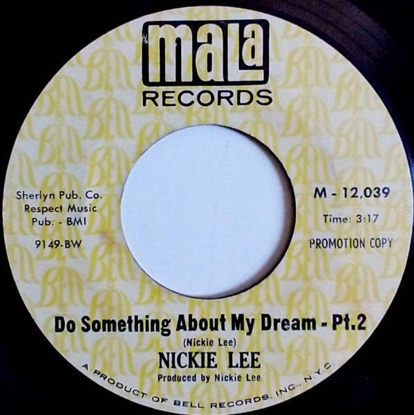 Nickie Lee - Do Something About My Dream | Mala (M-12,039) - 2 Nickie Lee - Do Something About My Dream | Mala (M-12,039) - 2