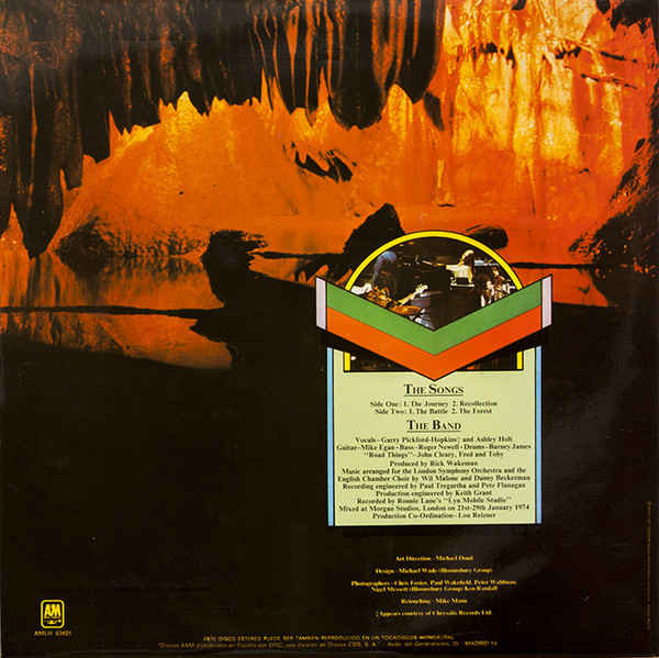 Rick Wakeman - Journey To The Center Of The Earth - Vinilo | A&M Records (AMLH 63621) - 2