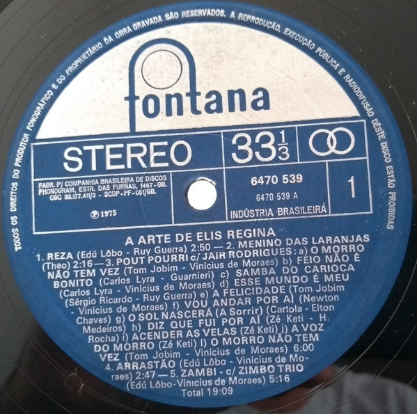 Elis Regina - A Arte De Elis Regina | Fontana (6470 539/40) - 4 Elis Regina - A Arte De Elis Regina | Fontana (6470 539/40) - 4