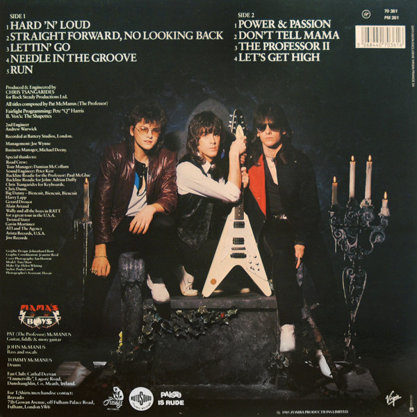 Mama's Boys - Power And Passion | Virgin (70361) - 2