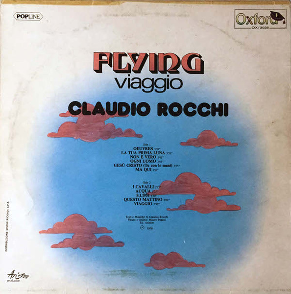 Claudio Rocchi - Flying Viaggio | Oxford (OX 3025) - 2