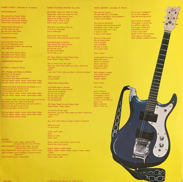 The B-52's - The B-52's | Warner Bros. Records (BSK 3355) - 3 The B-52's - The B-52's | Warner Bros. Records (BSK 3355) - 3