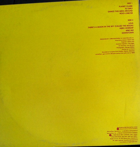 The B-52's - The B-52's | Warner Bros. Records (BSK 3355) - 2 The B-52's - The B-52's | Warner Bros. Records (BSK 3355) - 2