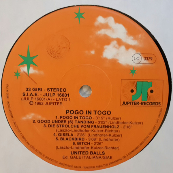 United Balls - Pogo In Togo | Jupiter Records (JULP 16001) - 3 United Balls - Pogo In Togo | Jupiter Records (JULP 16001) - 3