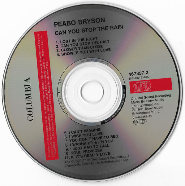 Peabo Bryson - Can You Stop The Rain | Columbia (467857 2) - 3