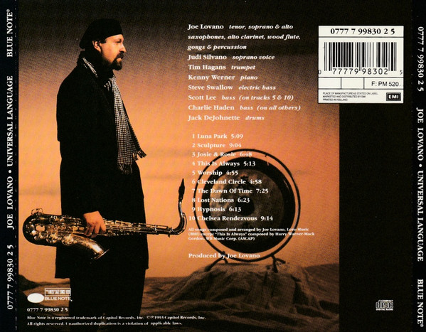 Joe Lovano - Universal Language | Blue Note (0777 7 99830 2 5) - 2
