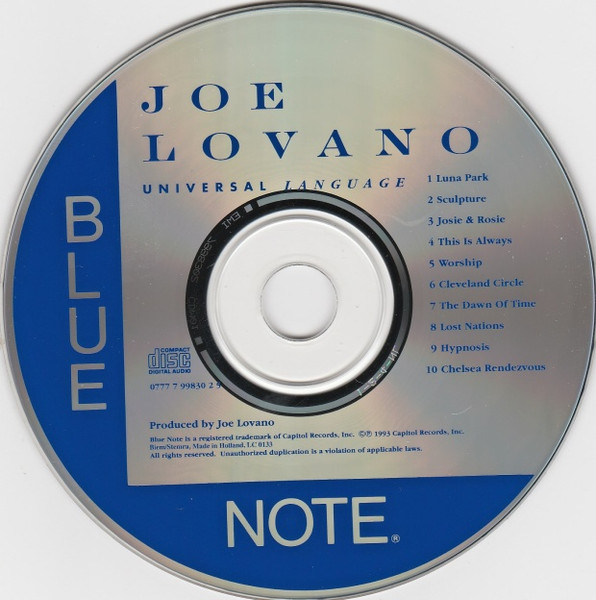 Joe Lovano - Universal Language | Blue Note (0777 7 99830 2 5) - 3