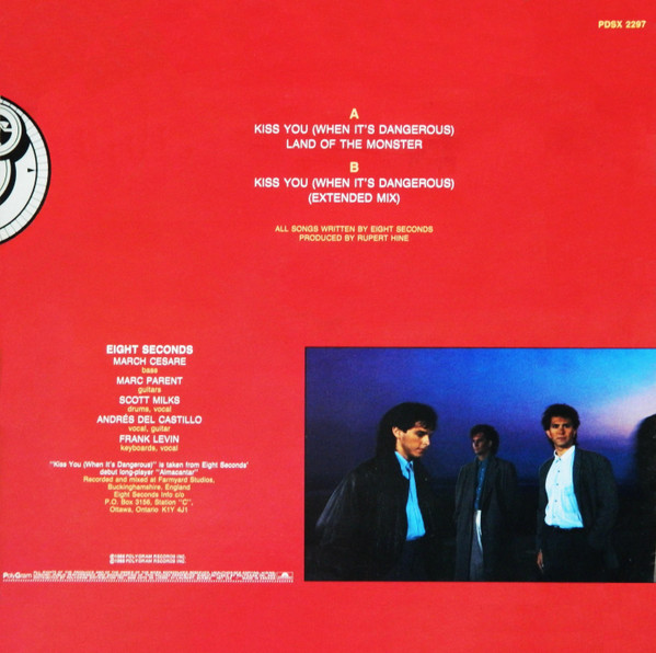 Eight Seconds - Kiss You (When It's Dangerous) (12") [Vinyl] | Polydor (PDSX 2297) - 2