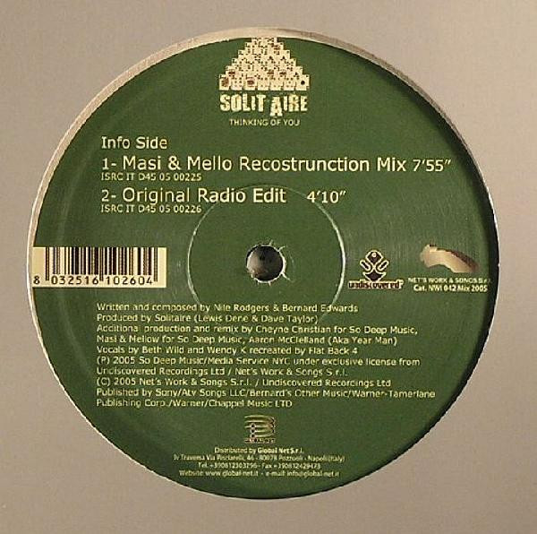 Solitaire - Thinking Of You | Net's Work International (NWI 042 Mix 2005) - 2