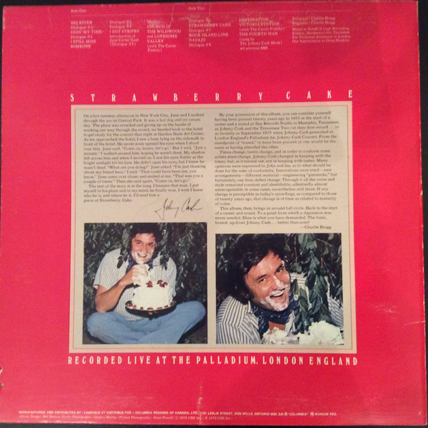 Johnny Cash - Strawberry Cake | Columbia (KC 34088) - 2 Johnny Cash - Strawberry Cake | Columbia (KC 34088) - 2