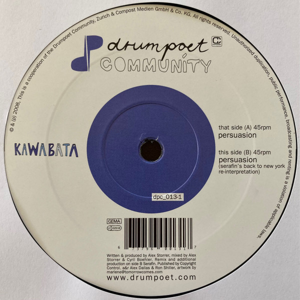 Kawabata - Persuasion | Drumpoet Community (dpc_013-1)