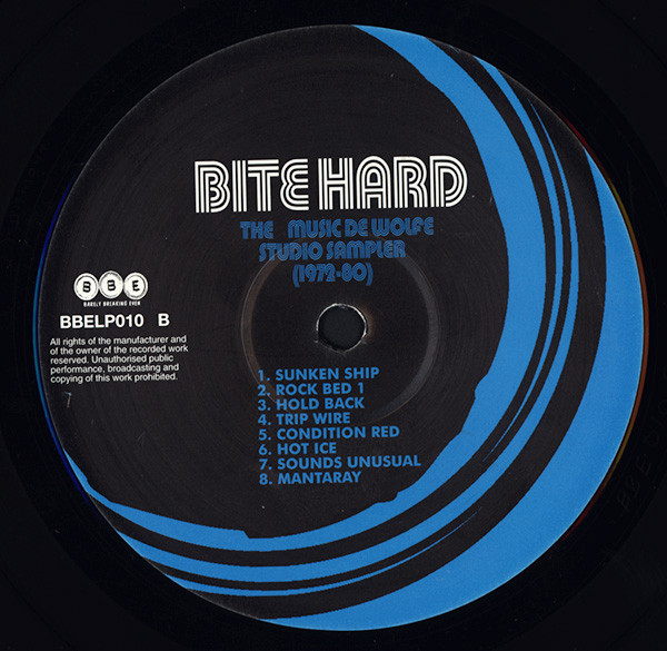 Various - Bite Hard: The Music Of De Wolfe Studio Sampler 1972-80 | BBE (BBE LP 010) - 4 Various - Bite Hard: The Music Of De Wolfe Studio Sampler 1972-80 | BBE (BBE LP 010) - 4