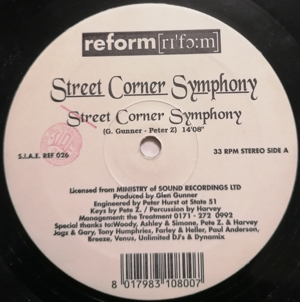 Street Corner Symphony - Street Corner Symphony | Reform (REF 026) - 2