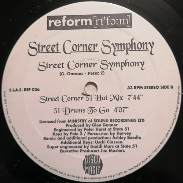 Street Corner Symphony - Street Corner Symphony | Reform (REF 026) - 3
