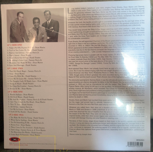 The Rat Pack - The Very Best Of | Not Now Music (NOT2LP231) - 2