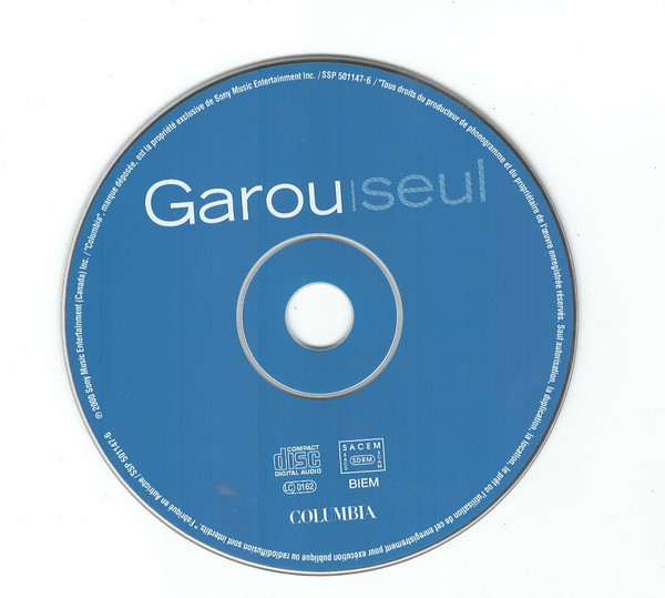 Garou - Seul | Columbia (SSP 501147-6) - 3